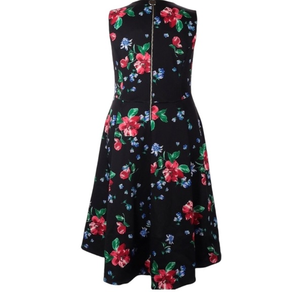 Calvin Klein floral sleeveless fit flair dress soft substantial fabric 14W
C - Picture 3 of 12